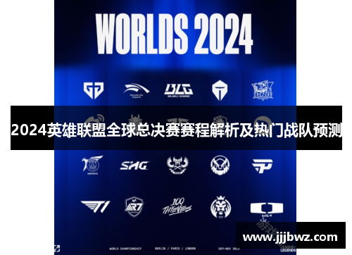 2024英雄联盟全球总决赛赛程解析及热门战队预测
